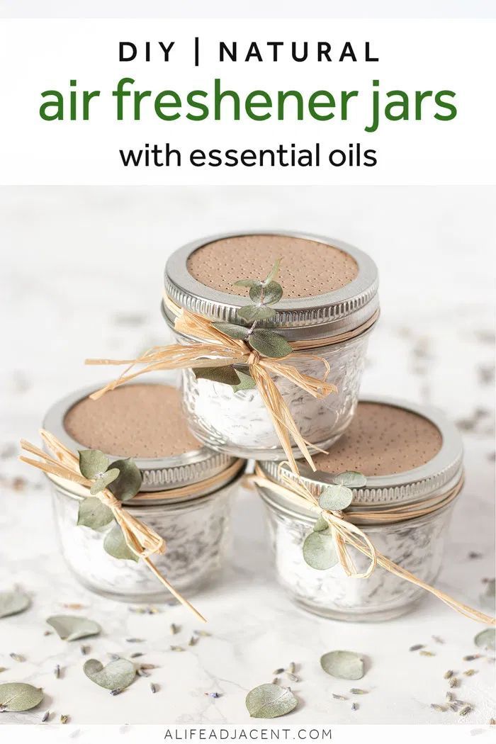 DIY Air Freshener Jars with Essential Oils for a Fresh Home -   17 holiday Essentials air freshener ideas