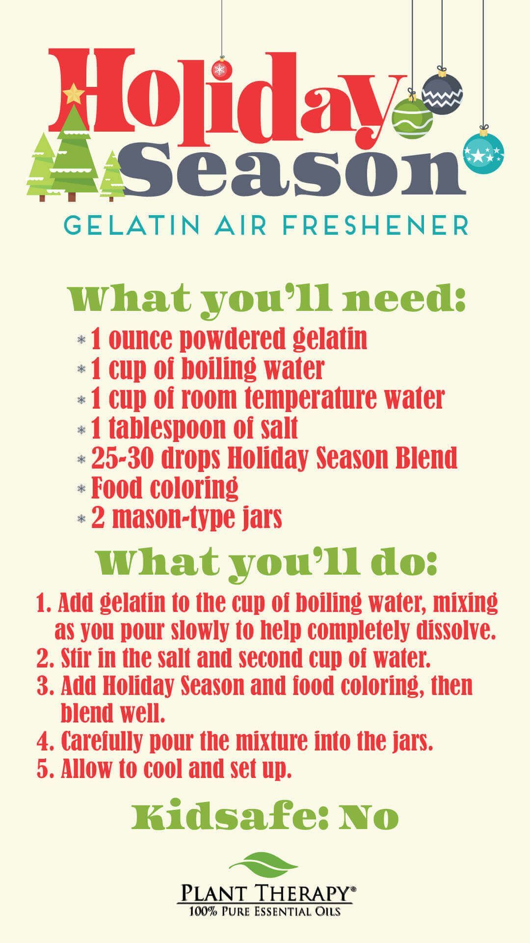 Essentials Video: Holiday Season Gelatin Air Freshener -   17 holiday Essentials air freshener ideas