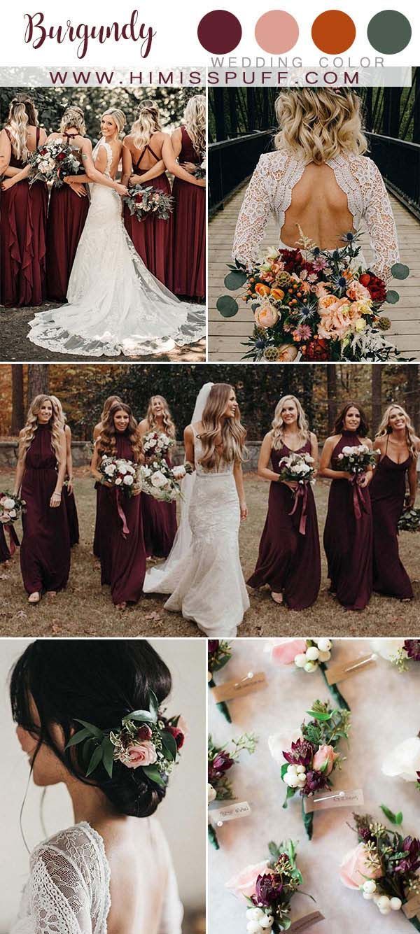 Top 10 Fall Wedding Color Ideas 2020 -   17 wedding fall ideas