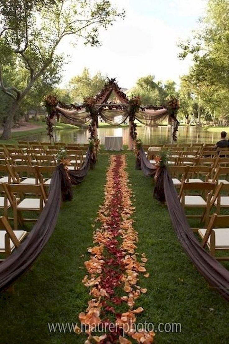 Fall Outdoor Wedding On A Budget -   17 wedding fall ideas