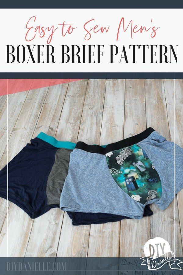 Boxer Briefs Pattern: Boxerwear from SUAT - DIY Danielle® -   18 DIY Clothes For Men handmade gifts ideas