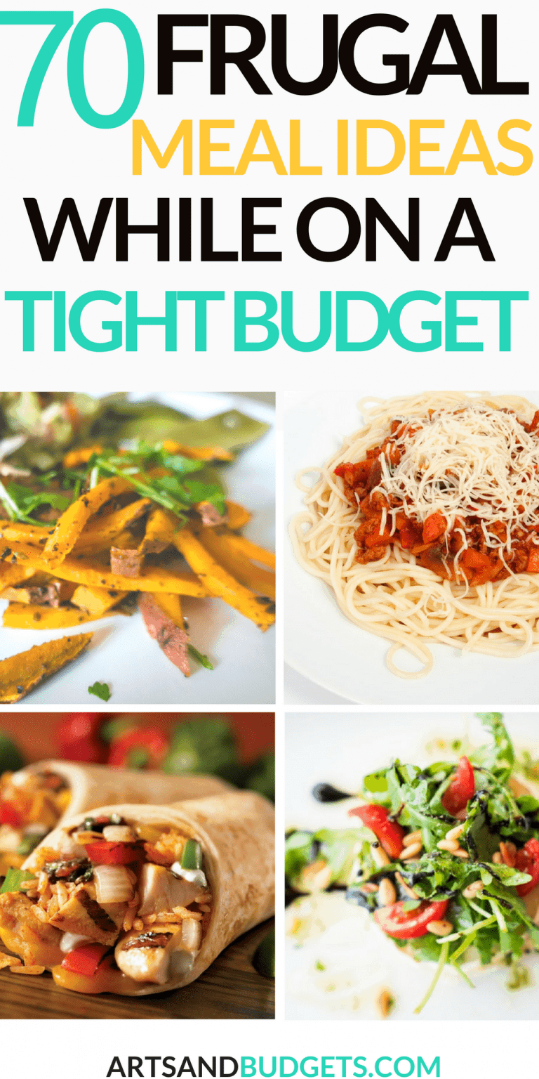 70 Frugal Meal Ideas For A Tight Budget - Arts and Budgets -   18 healthy recipes On A Budget frugal ideas