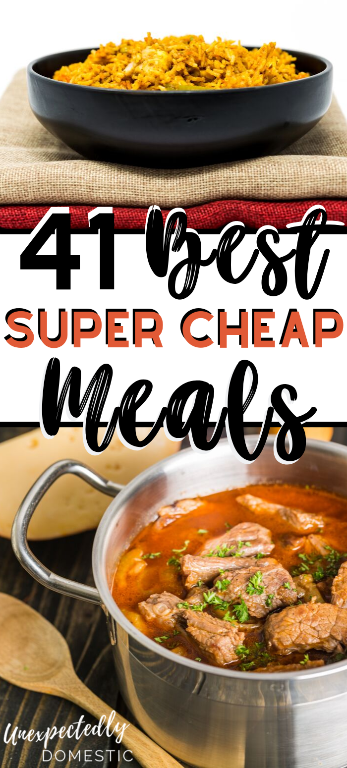 Super Cheap Meals to Eat When You're Broke -   18 healthy recipes On A Budget frugal ideas