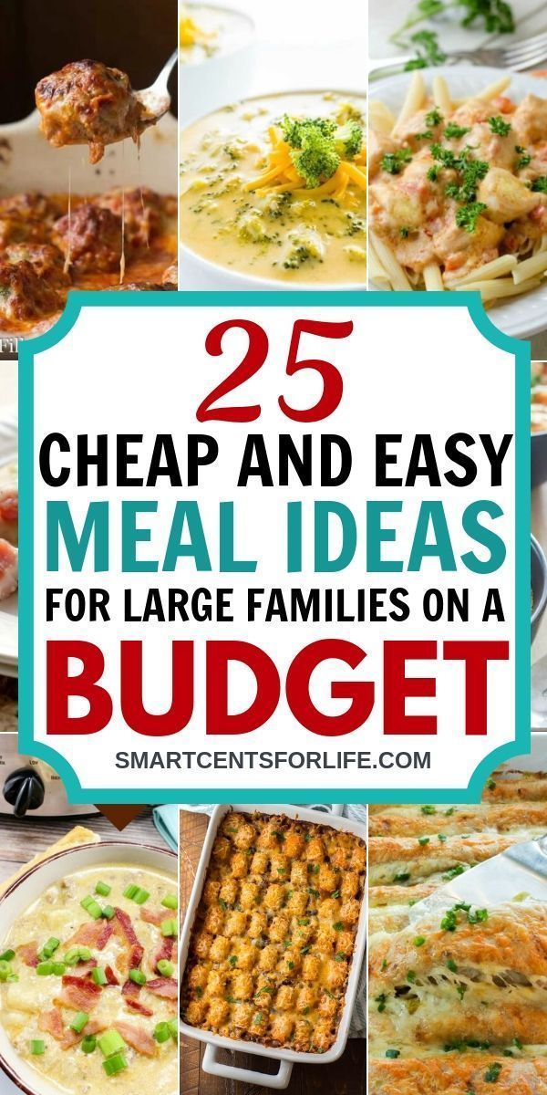 25 Cheap and Easy Meals Ideas For a Frugal Budget -   18 healthy recipes On A Budget frugal ideas