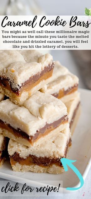 Chocolate Caramel Cookie Bars | Salty Side Dish -   19 desserts Bars dads ideas