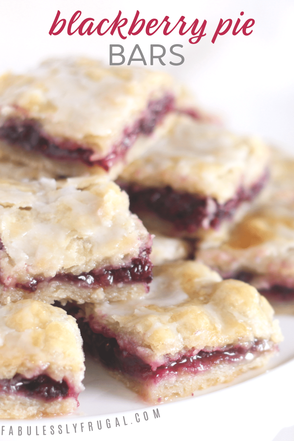 Easy Blackberry Pie Bars Recipe - Fabulessly Frugal -   19 desserts Bars dads ideas