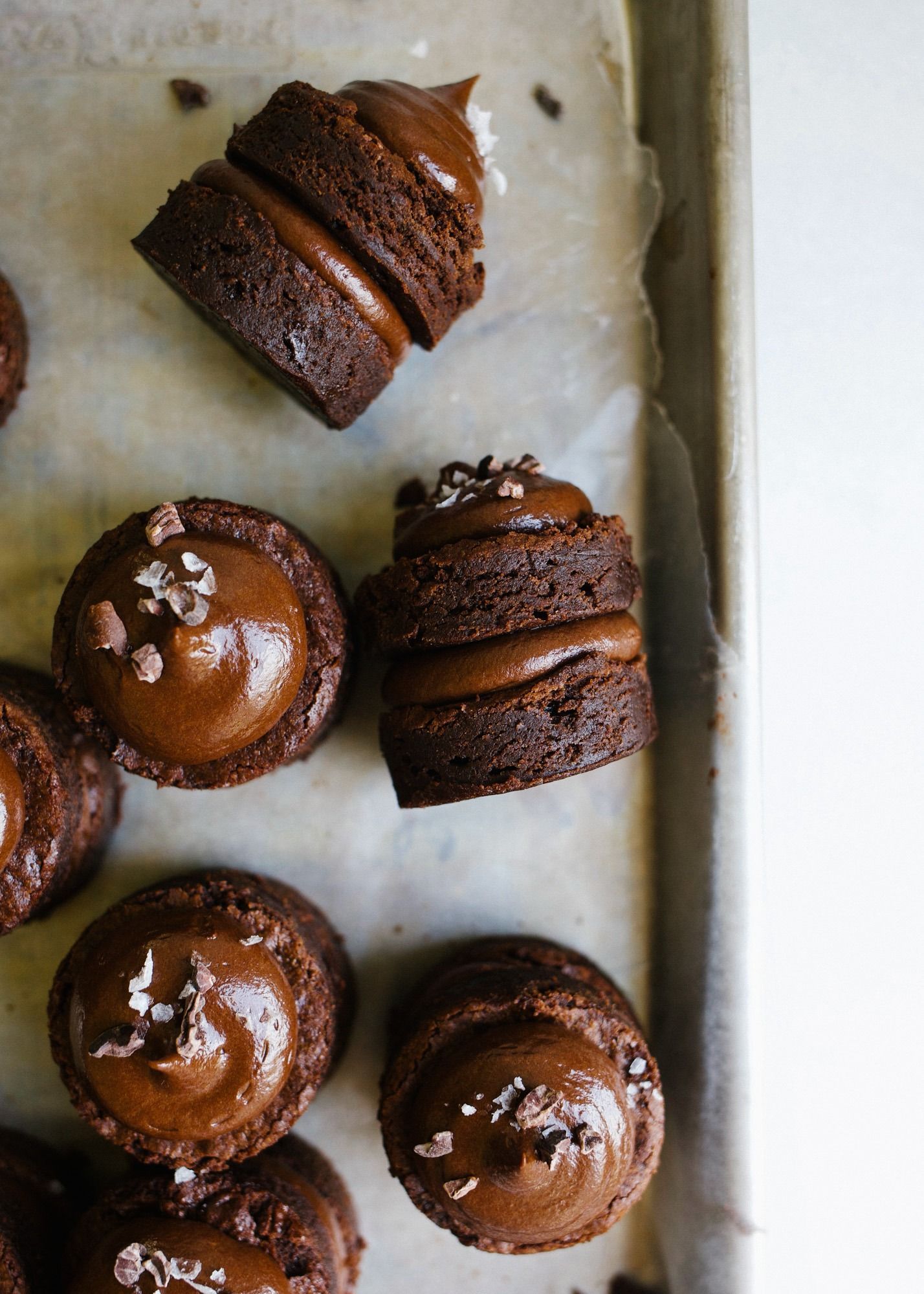 Brownie Petit Fours - Wood & Spoon -   19 desserts sweet treats ideas