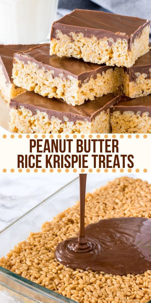 Peanut Butter Rice Krispie Treats -   19 desserts sweet treats ideas