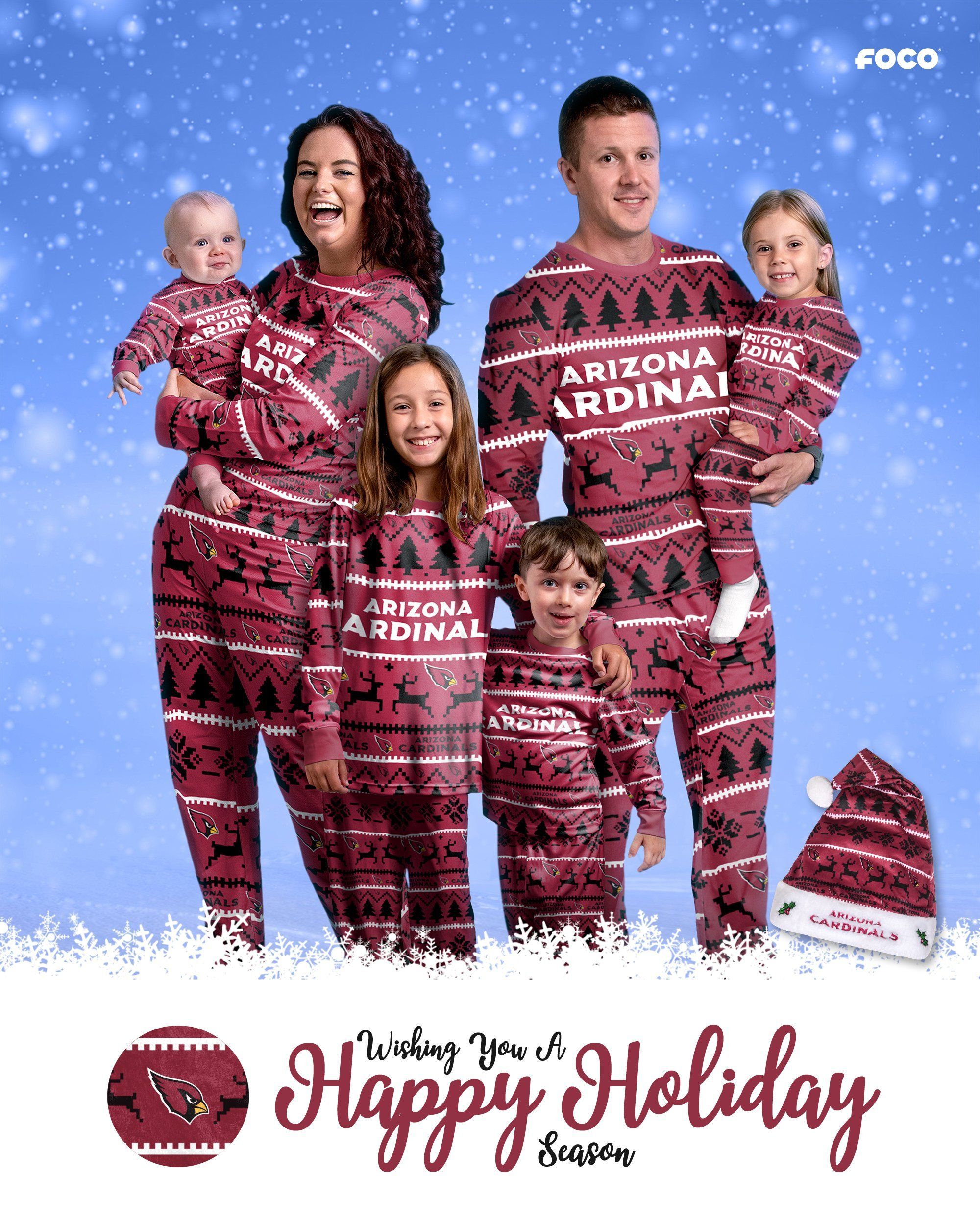 Arizona Cardinals NFL Family Holiday Pajamas -   24 holiday Summer family ideas