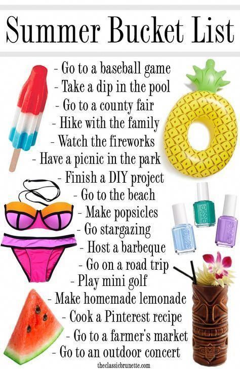 The Ultimate Summer Bucket List for 2016 -   24 holiday Summer family ideas