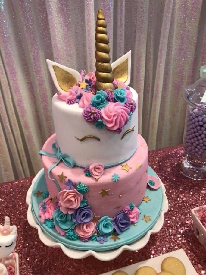 5 cake Unicorn betun ideas