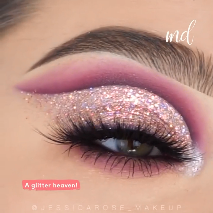 MAKEUP LOOK TUTORIAL -   8 makeup Glitter dramatic ideas