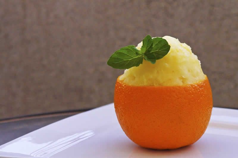 Sorbet ? l'orange facile avec thermomix - Recette Thermomix -   11 desserts Light thermomix ideas