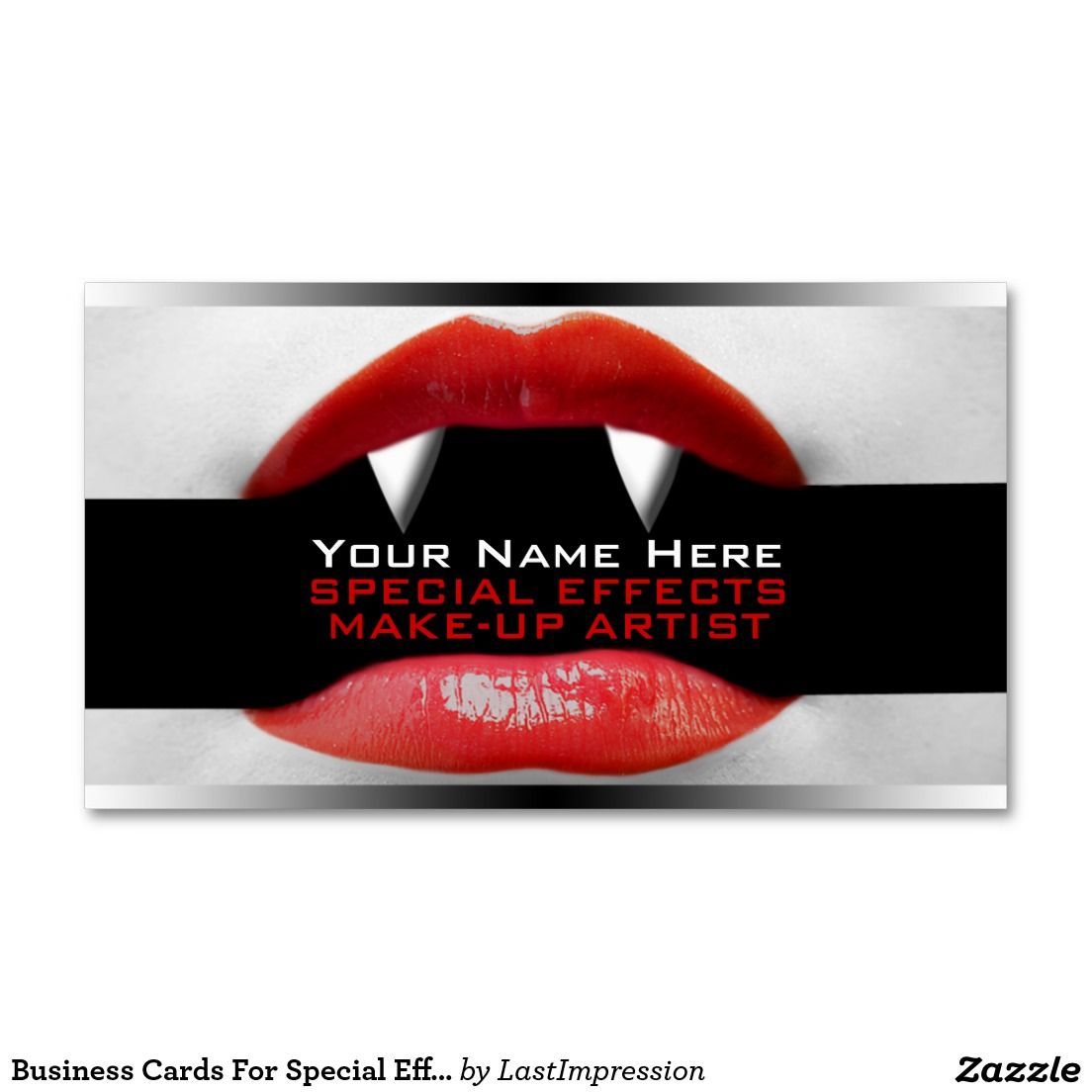 Business Cards For Special Effects MakeUp Artists | Zazzle.com -   12 special effects makeup Logo ideas