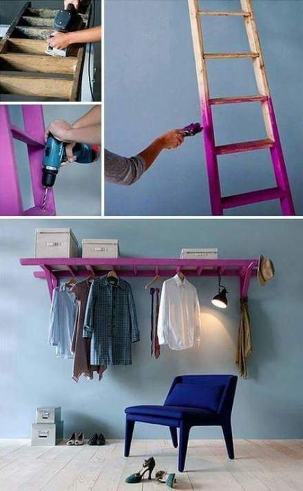 13 DIY Clothes Storage shelves ideas