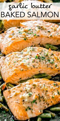 Garlic Butter Baked Salmon | An Easy & Delicious Salmon Recipe! -   13 healthy recipes Salmon garlic butter ideas