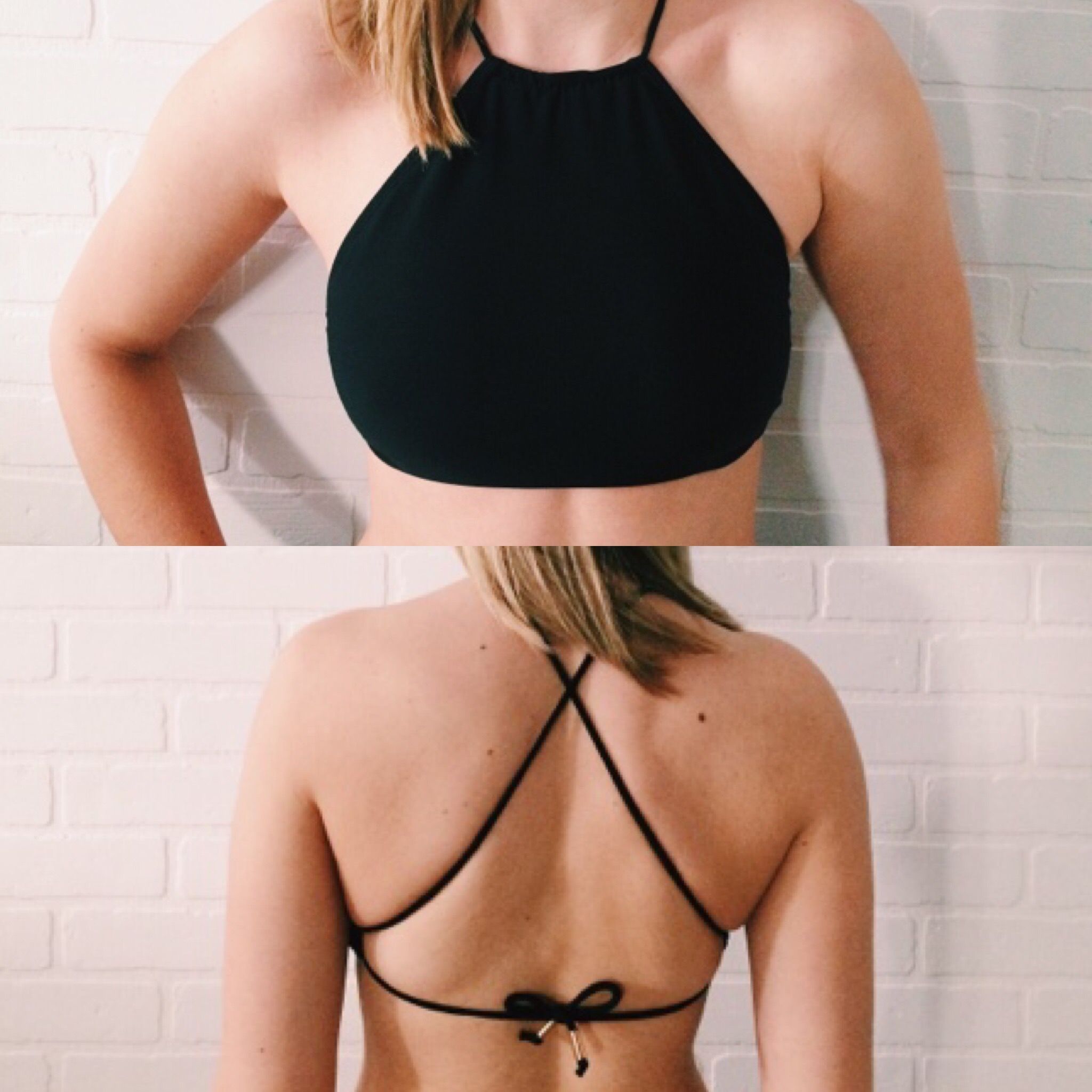 {How To}: DIY Halter Bikini -   14 DIY Clothes Bra bikini tops ideas