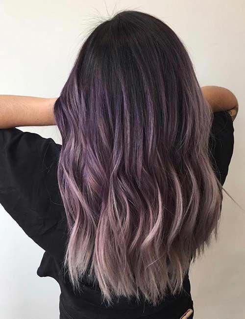 20 Breathtaking Purple Ombre Hair Color Ideas -   14 hair Ombre short ideas