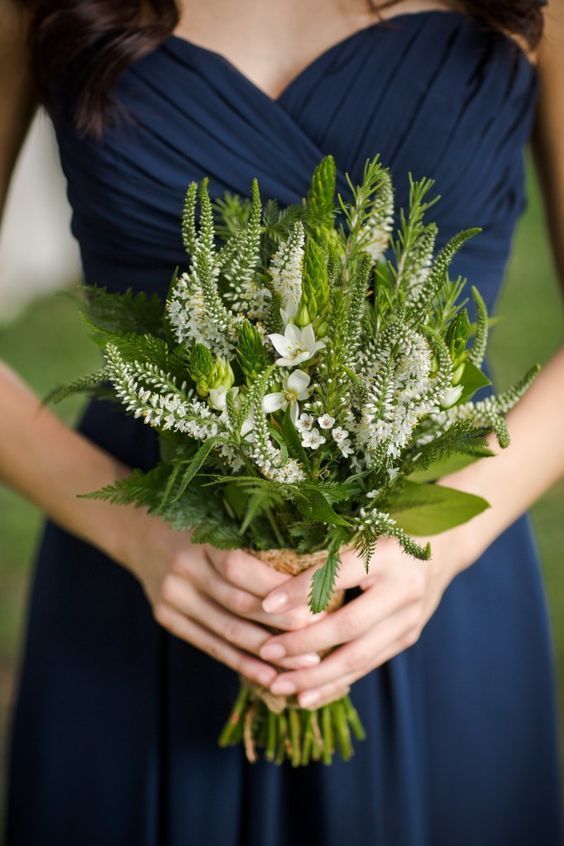 Greenery Wedding Bouquets | Ways to Rock Your Greenery Wedding - KnotsVilla | Wedding Ideas | Canada Wedding Blog -   15 wedding Forest bouquet ideas