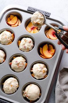 Peach Upside Down Mini Cakes ~Sweet & Savory -   16 brunch desserts ideas