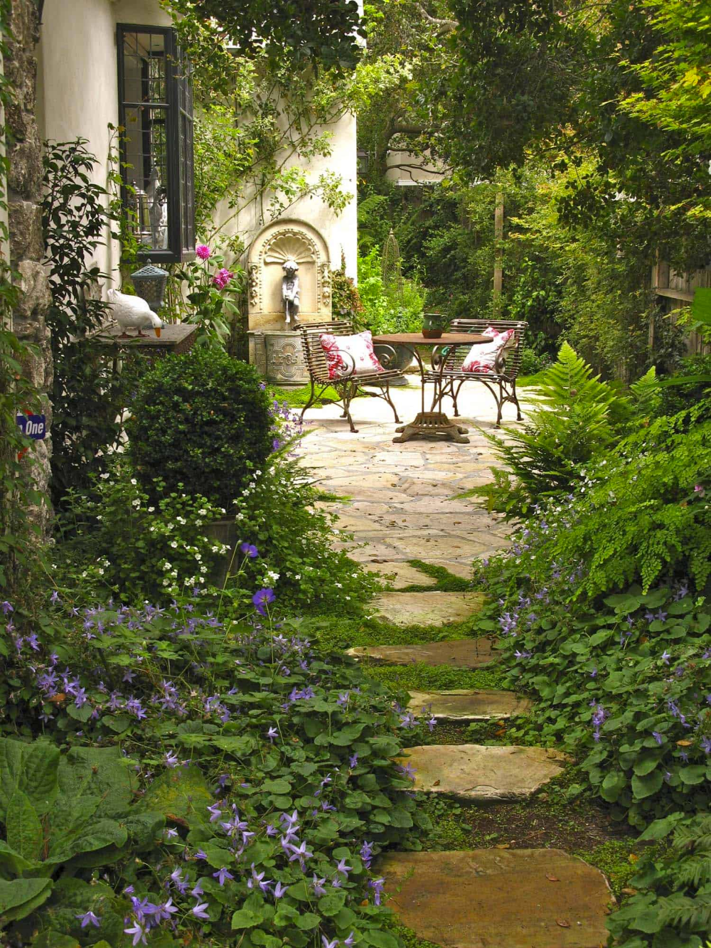 16 garden design stone ideas