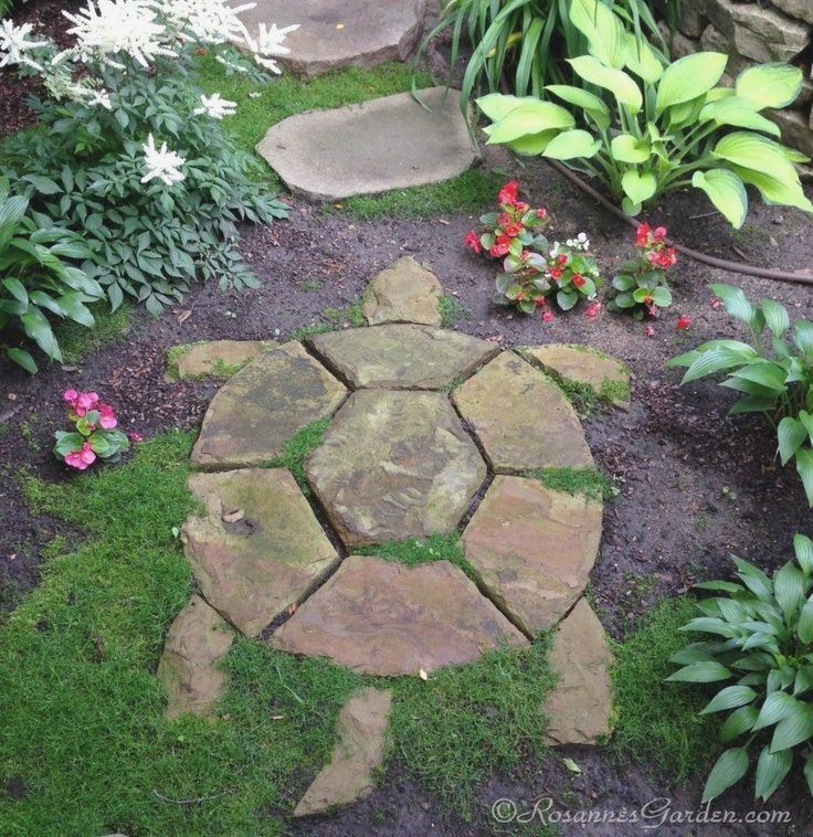 Garden Art: A Stepping Stone Turtle? – Rosanne's Garden - https://makalemerkez.com/heminredning -   16 garden design stone ideas