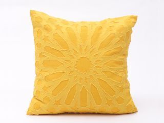Yellow cotton pillow cover, geometric, arabesqu... -   16 room decor Yellow etsy ideas
