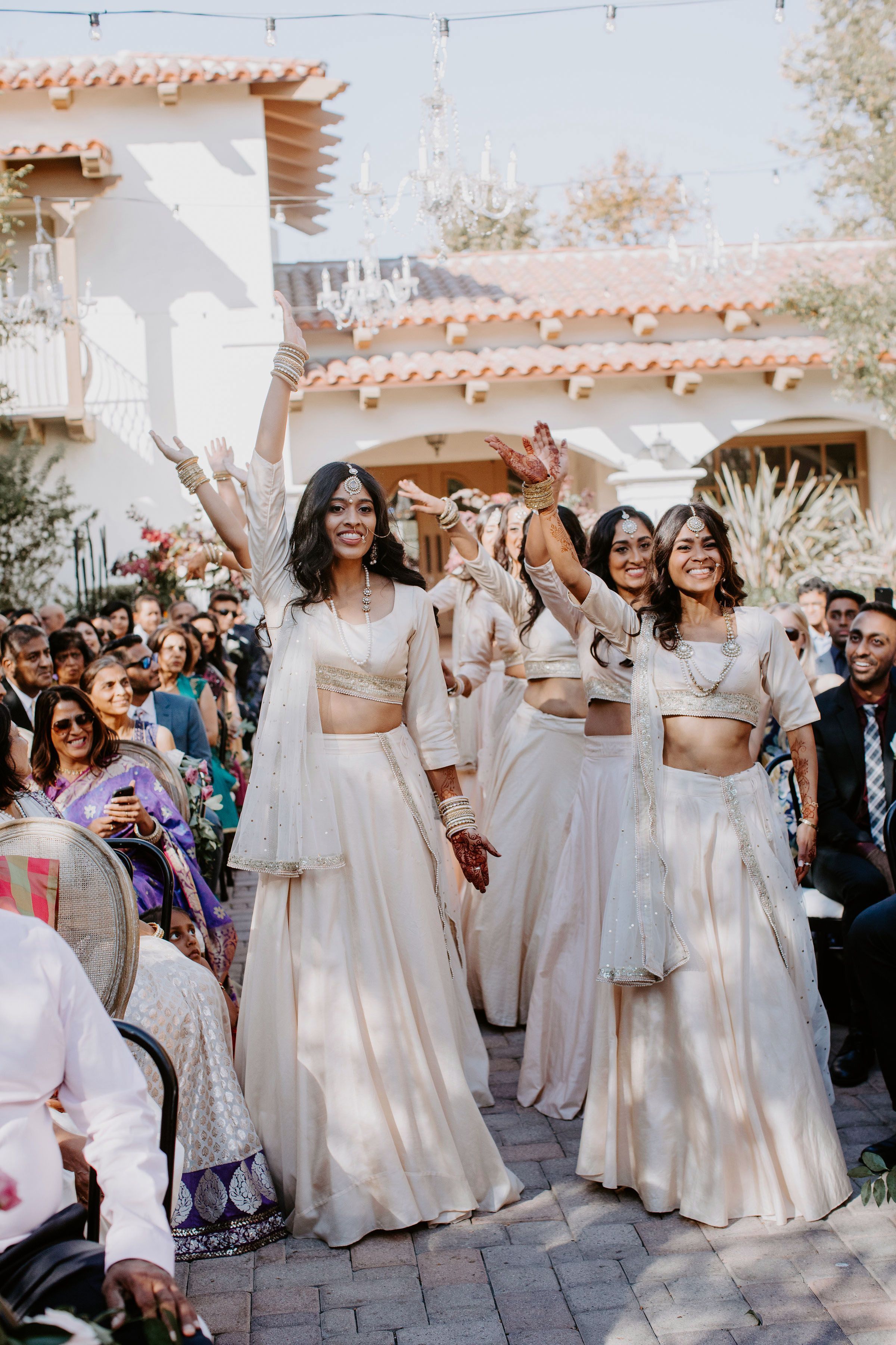 A Dramatic California Wedding with Hindu and Sikh Elements -   16 wedding Bridesmaids gowns ideas