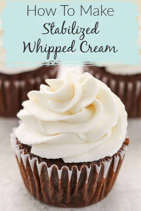 How To Make Stabilized Whipped Cream -   17 cake Easy whipped topping ideas