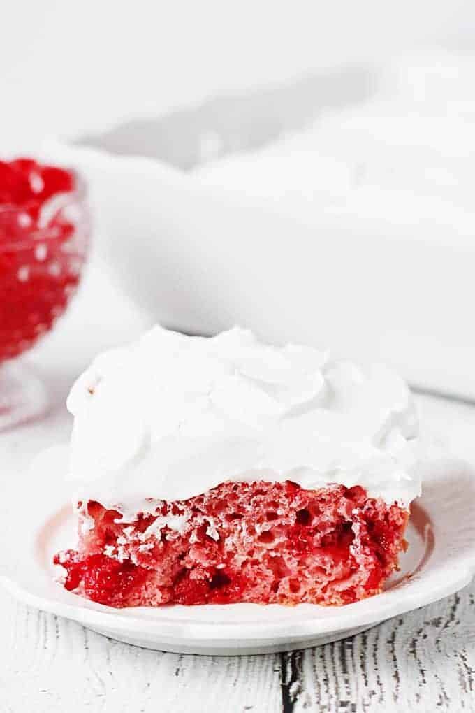 Easy Cherry Cake with Whipped Topping | Half-Scratched -   17 cake Easy whipped topping ideas