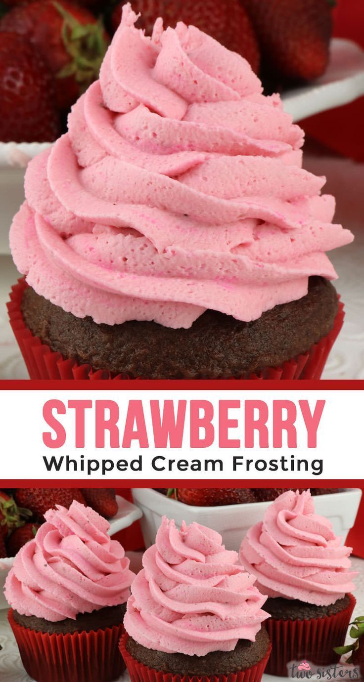 Strawberry Whipped Cream Frosting -   17 cake Easy whipped topping ideas