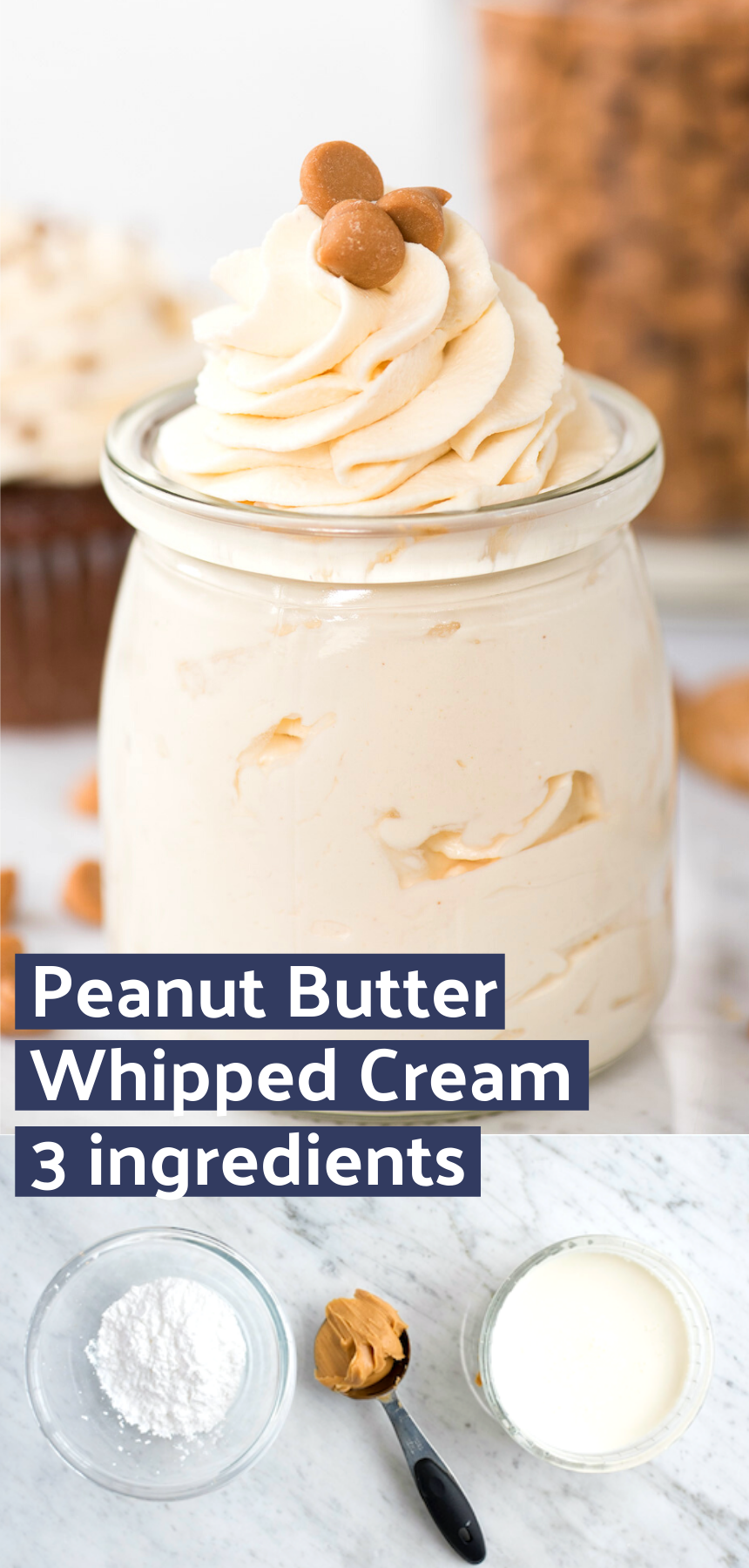 Peanut Butter Whipped Cream -   17 cake Easy whipped topping ideas