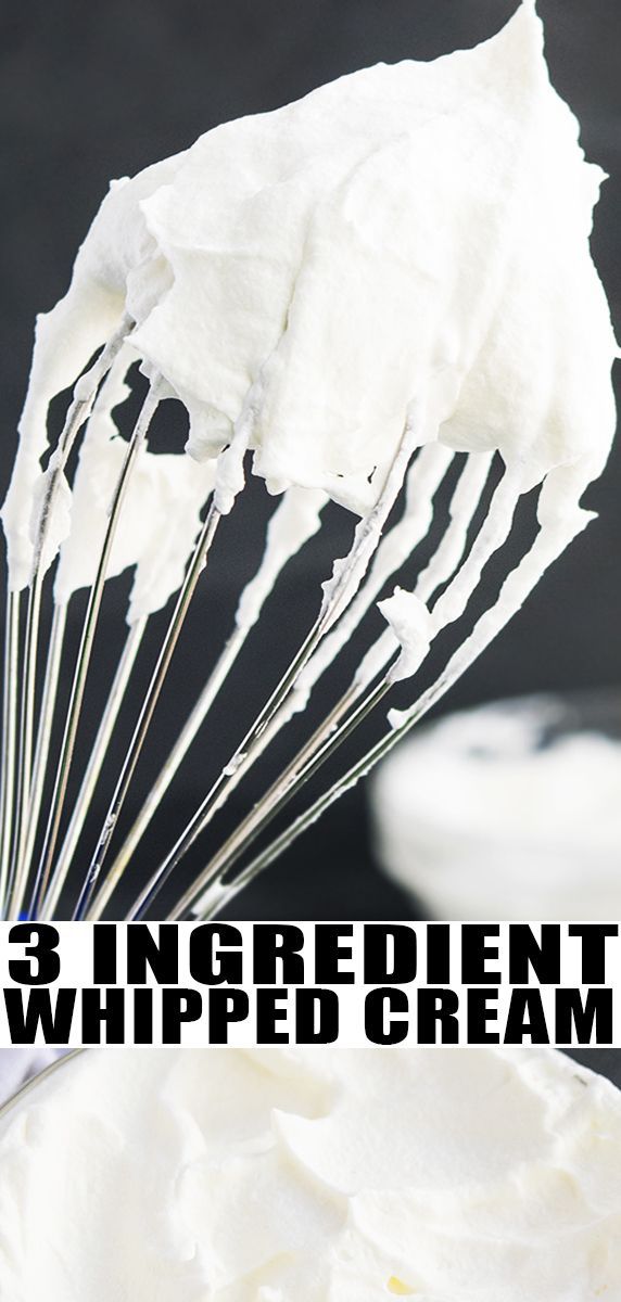 Homemade Whipped Cream (3 Ingredients) -   17 cake Easy whipped topping ideas