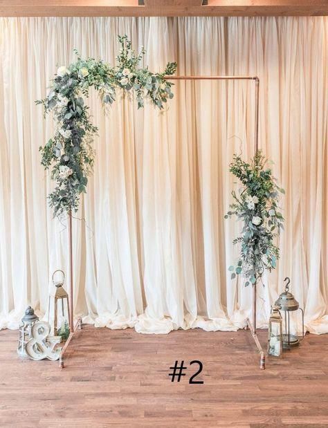 Copper Wedding Arbor -   17 easy wedding Backdrop ideas