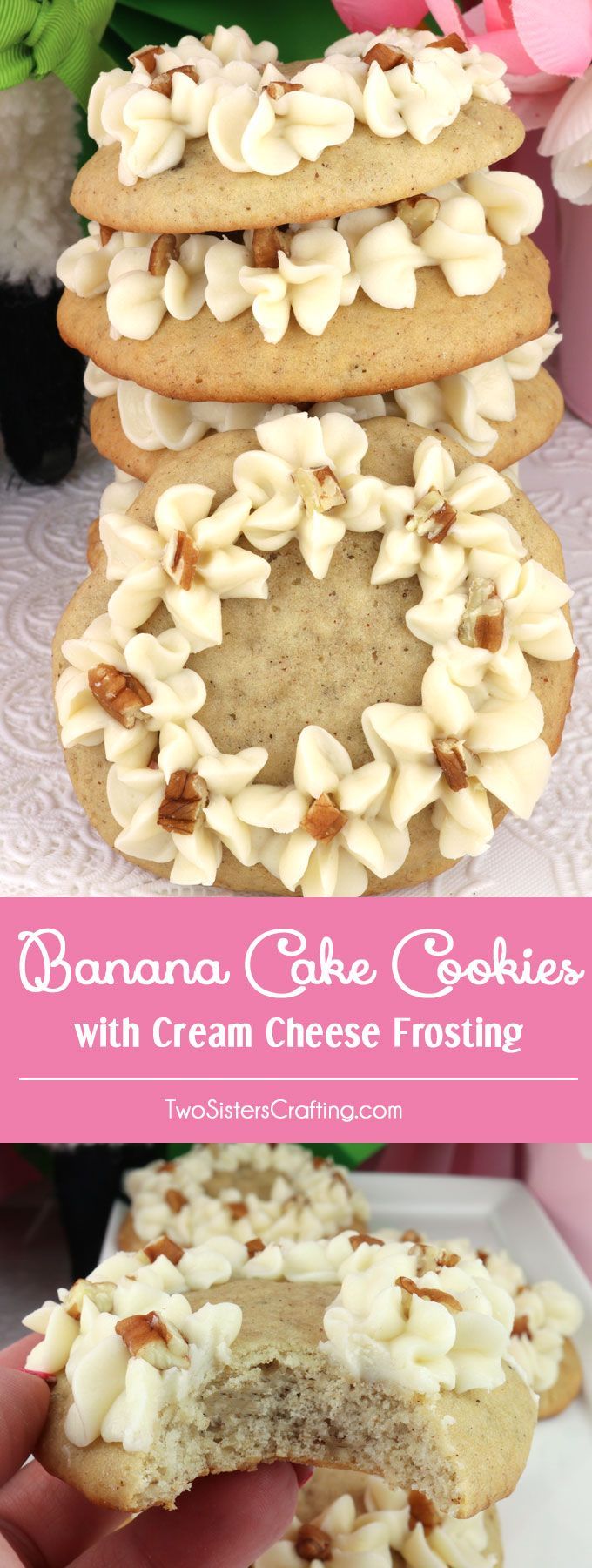 Banana Cake Cookies with Cream Cheese Frosting -   18 banana cake Cookies ideas