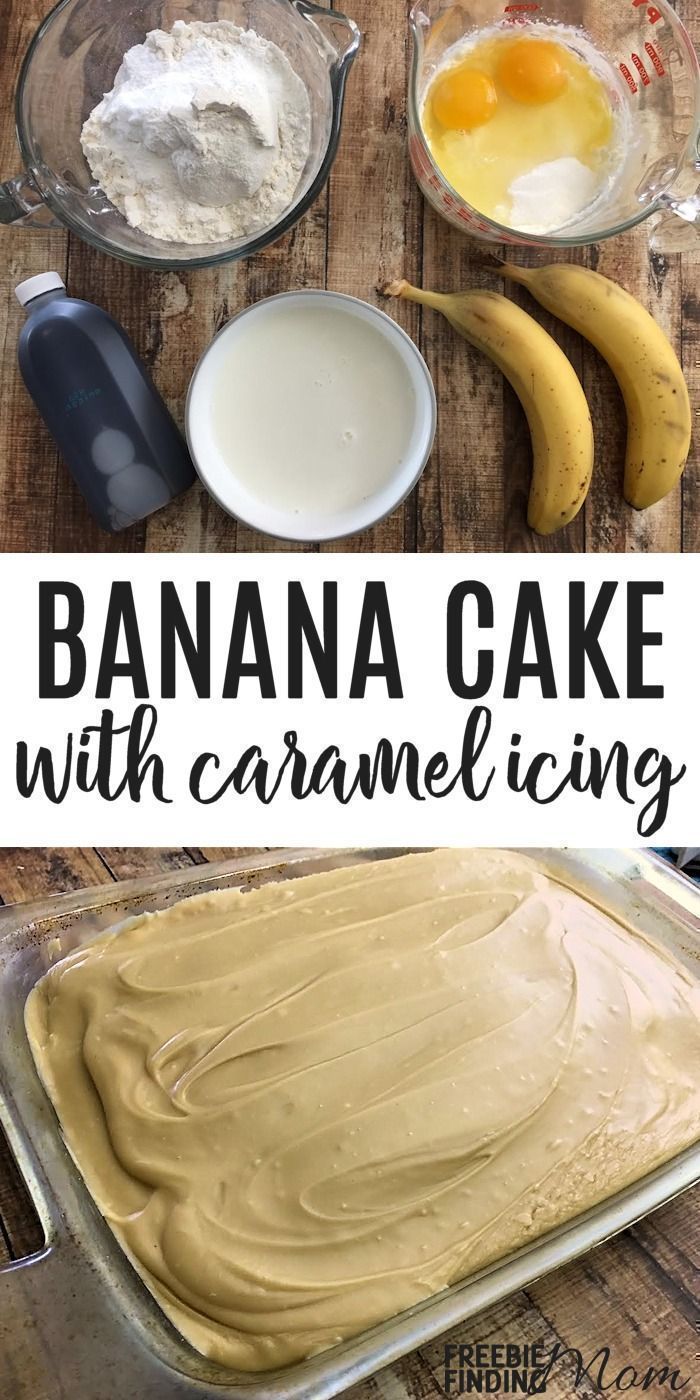 Simple Banana Cake Recipe With Bonus Easy Caramel Icing Recipe -   18 banana cake Cookies ideas