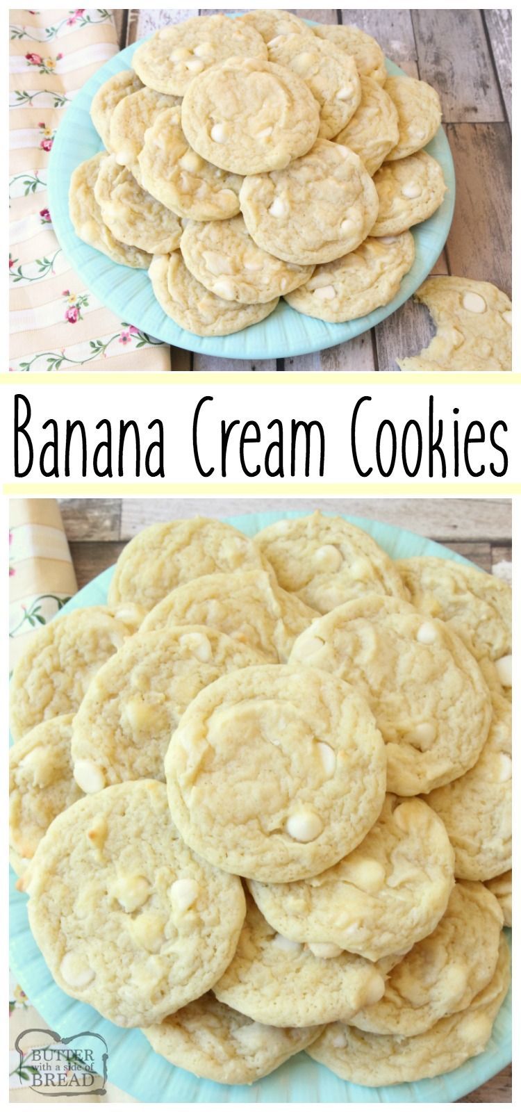 BANANA CREAM COOKIES - Butter with a Side of Bread -   18 banana cake Cookies ideas