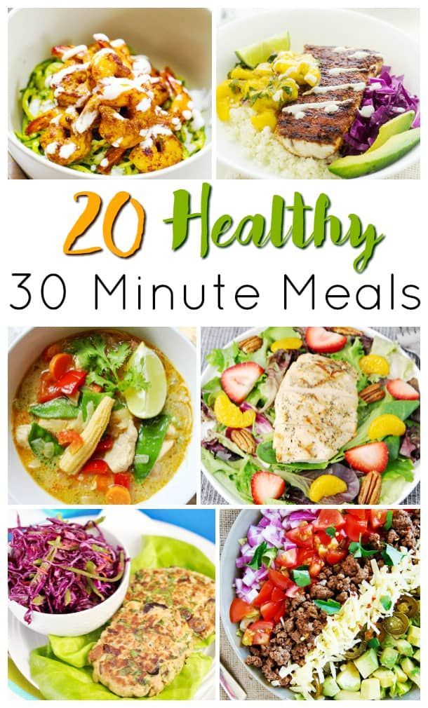 Dinner Ideas for Tonight - 20 Healthy 30 Minute Meals | Comeback Momma -   18 healthy recipes For School dinners ideas