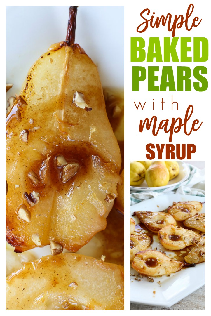 Simple Baked Pears with Maple Syrup -   18 healthy recipes Simple maple syrup ideas