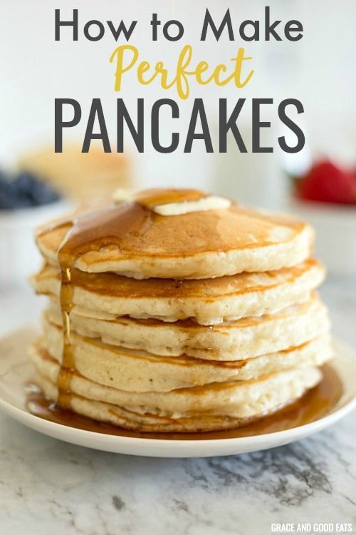 Best Ever Homemade Pancakes -   18 healthy recipes Simple maple syrup ideas