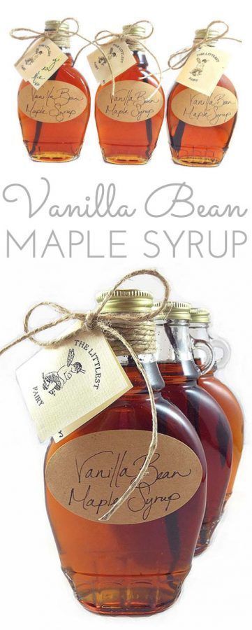 How to Make Vanilla Bean Maple Syrup -   18 healthy recipes Simple maple syrup ideas