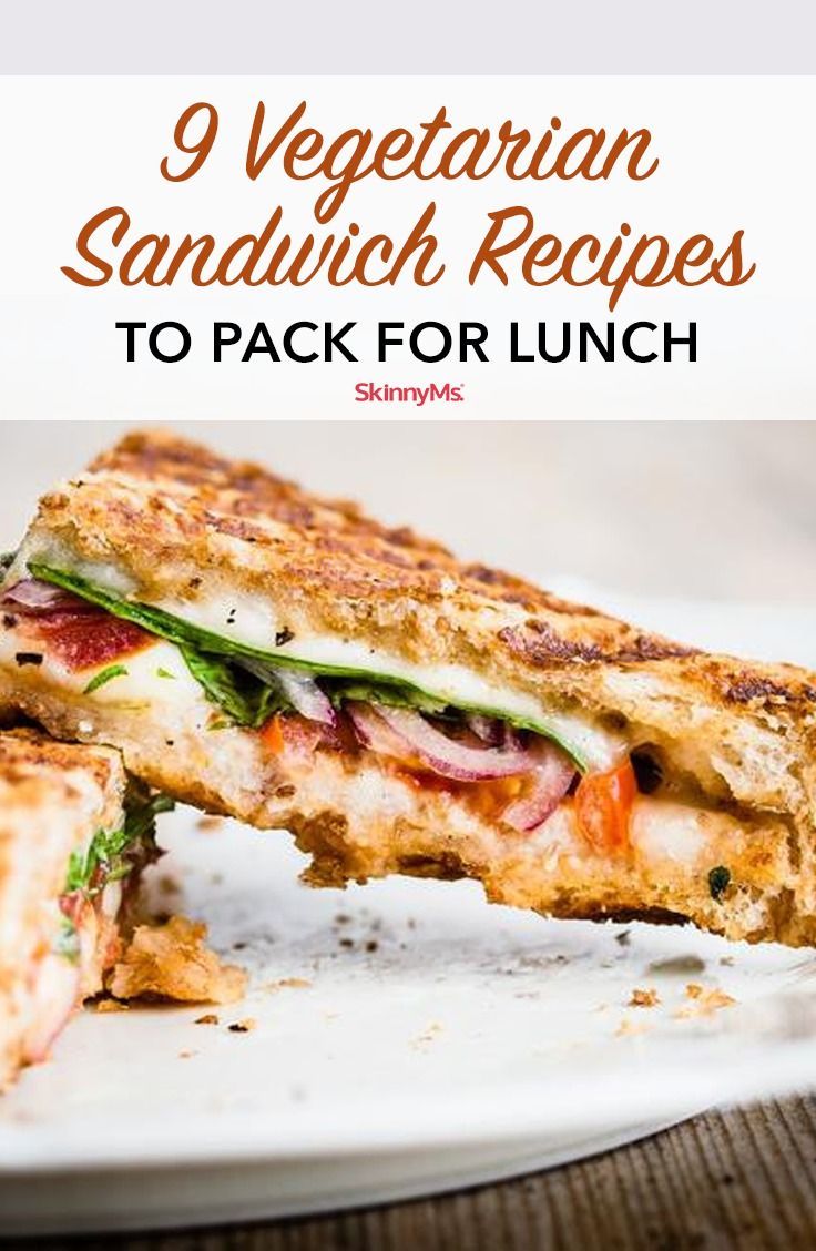 9 Vegetarian Sandwich Recipes to Pack for Lunch -   18 healthy recipes Vegetarian sandwich ideas