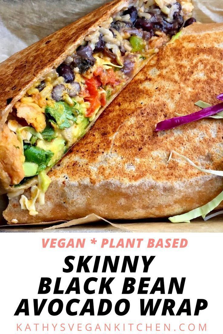 Skinny Vegan Crunch Wrap Supreme | Kathy's Vegan Kitchen -   18 healthy recipes Vegetarian sandwich ideas