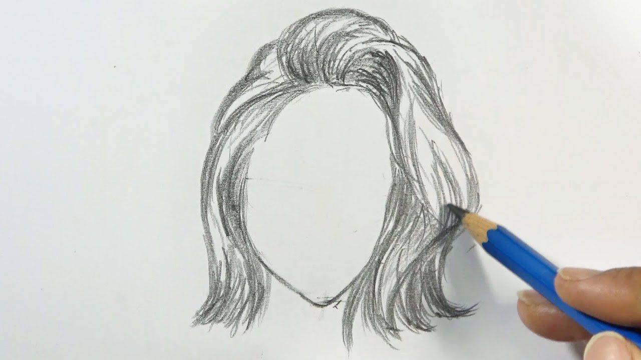 7 short hair Drawing ideas