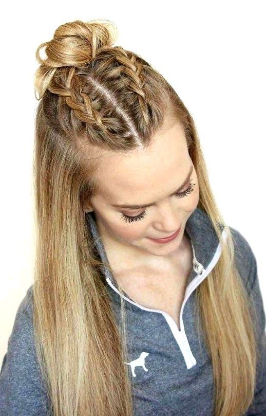 27 Cute and Easy Long Hairstyles for School - Pinmagz -   11 hairstyles For School with bangs ideas