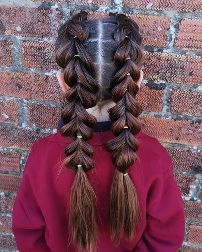 10 Cute and Easy School Girl Hairstyles for Long Hair | Styles At Life -   11 hairstyles For School with bangs ideas