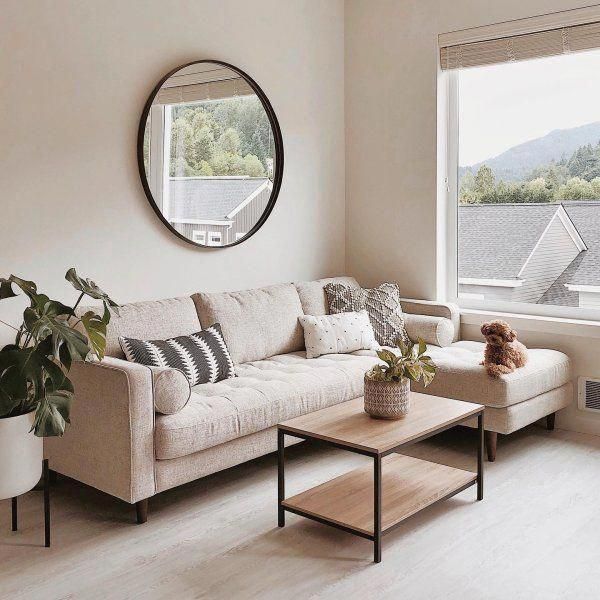 Thomas Round Mirror | Ballard Designs -   11 home accessories Living Room apartments ideas