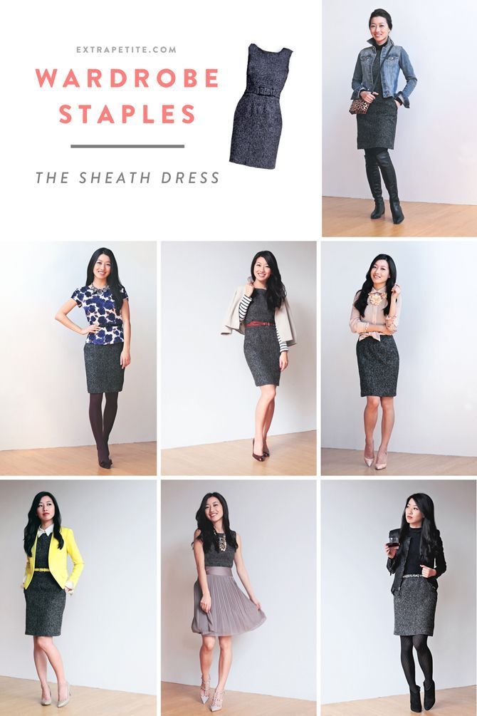 Wardrobe Staples: Styling a Sheath Dress - Extra Petite -   12 dress For Work petite ideas