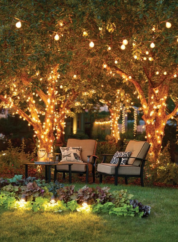 Better Homes & Gardens Outdoor 20 Count Clear Globe String Lights - Walmart.com -   13 garden design Lighting beautiful ideas