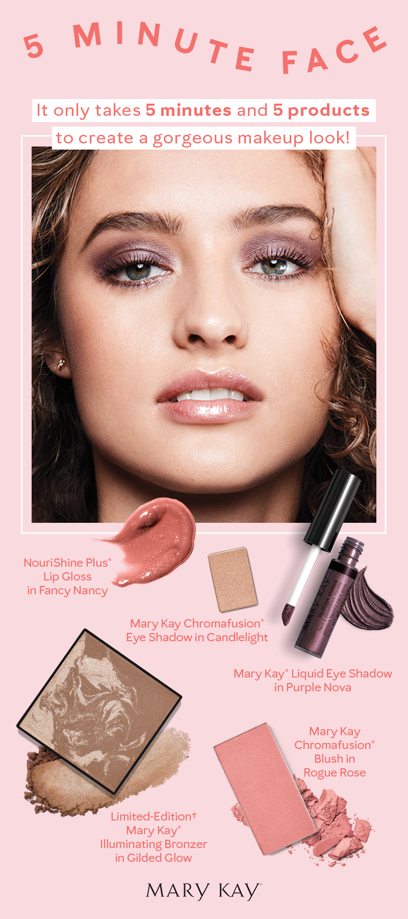 Five Minute Makeup Look -   14 makeup Pink mary kay ideas
